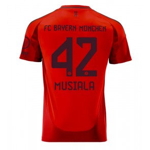 Bayern Munich Jamal Musiala #42 Hemmatröja 2024-25 Kortärmad